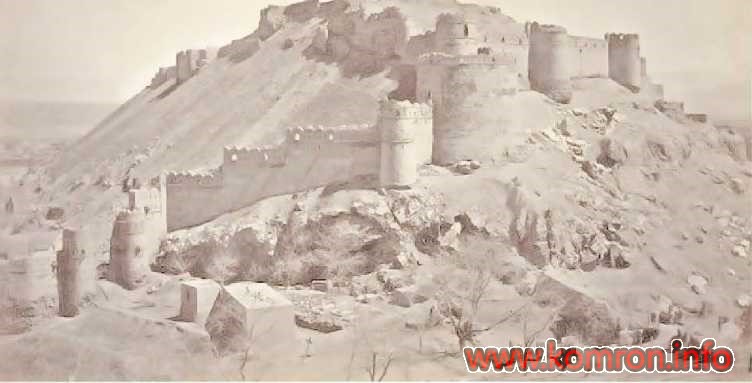 Остатки древних защитных стен Бактрии. Афганистан