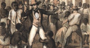 History of Slavery - Plantation Master at the Slave market