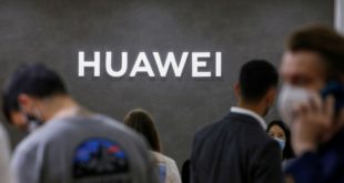 FILE PHOTO: The Huawei logo is seen at the IFA consumer technology fair, amid the coronavirus disease (COVID-19) outbreak, in Berlin, Germany September 3, 2020.  REUTERS/Michele Tantussi/File Photo