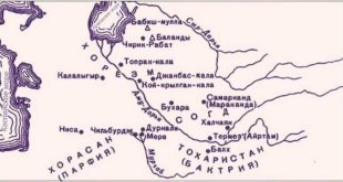 Карта Древнего Хорезма